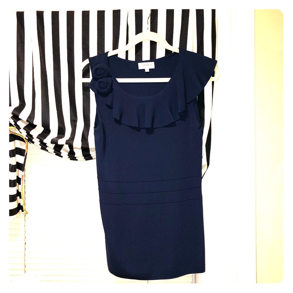 Navy Blue Sleeveless shirt, Size M